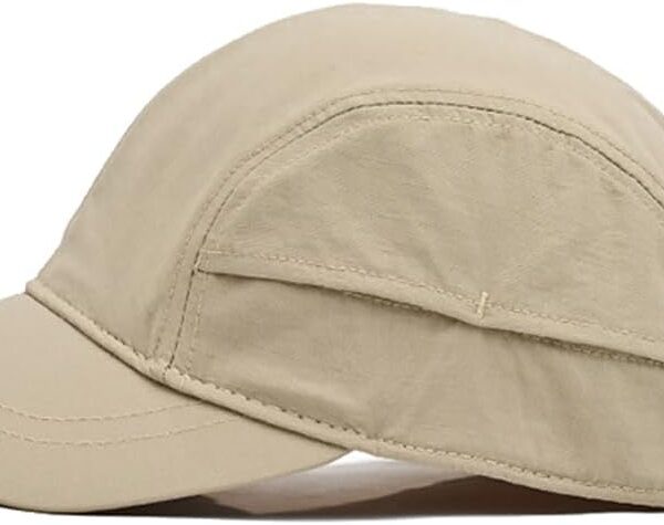 Lightweight Short-Brim Visor Cap for Running and Golf