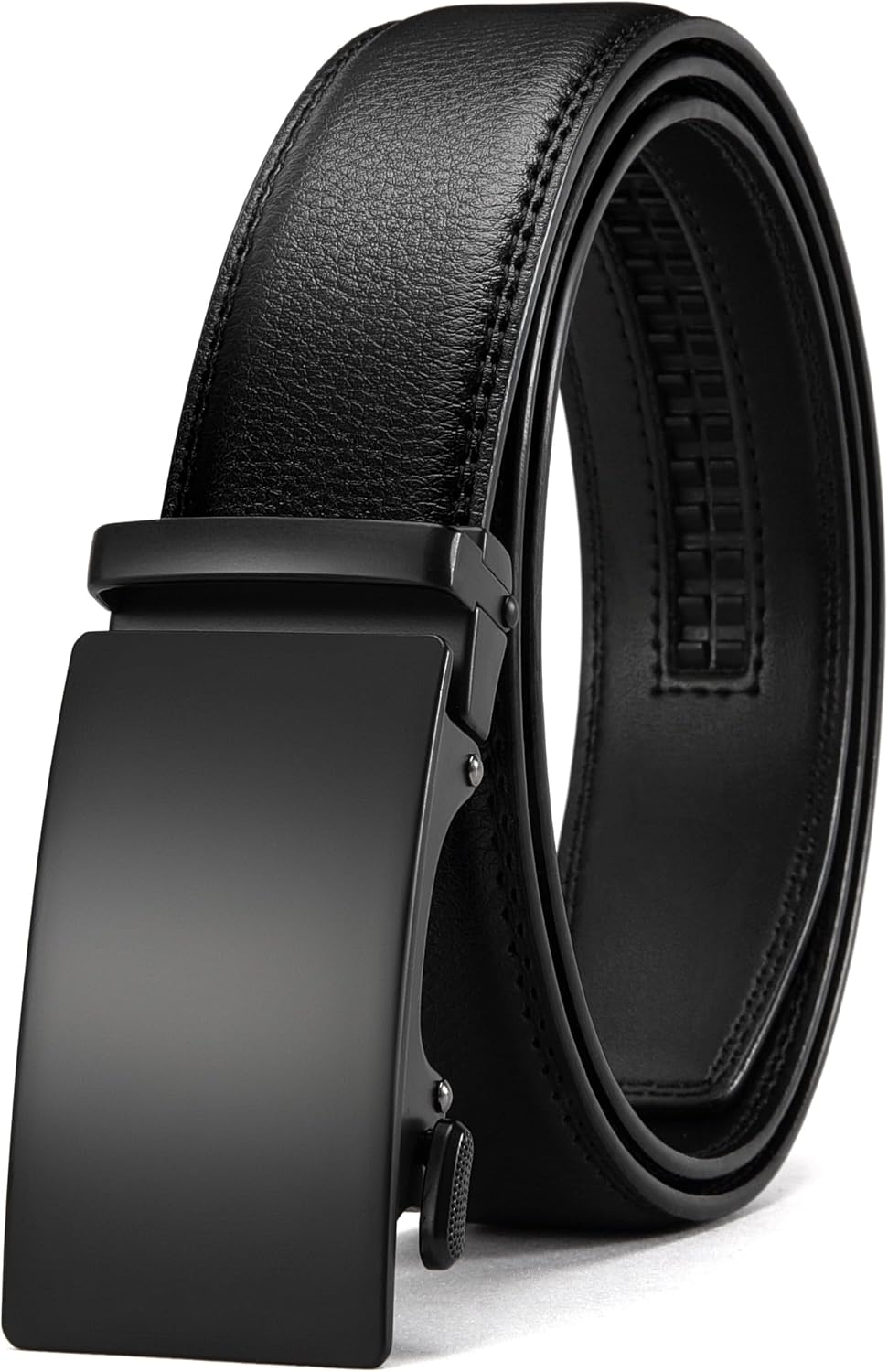 Men’s Leather Ratchet Belt for Dress Trousers