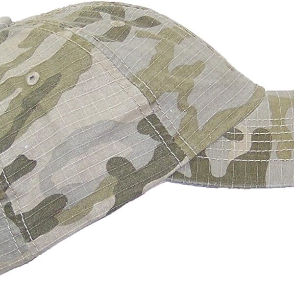 Unisex Ripstop Camouflage Adjustable Baseball Cap