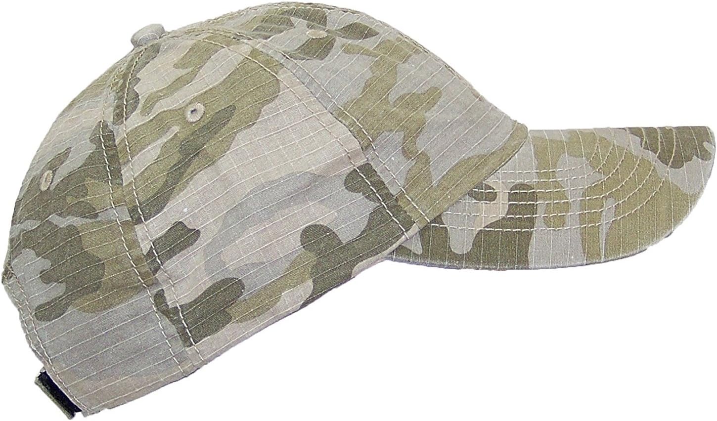 Unisex Ripstop Camouflage Adjustable Baseball Cap