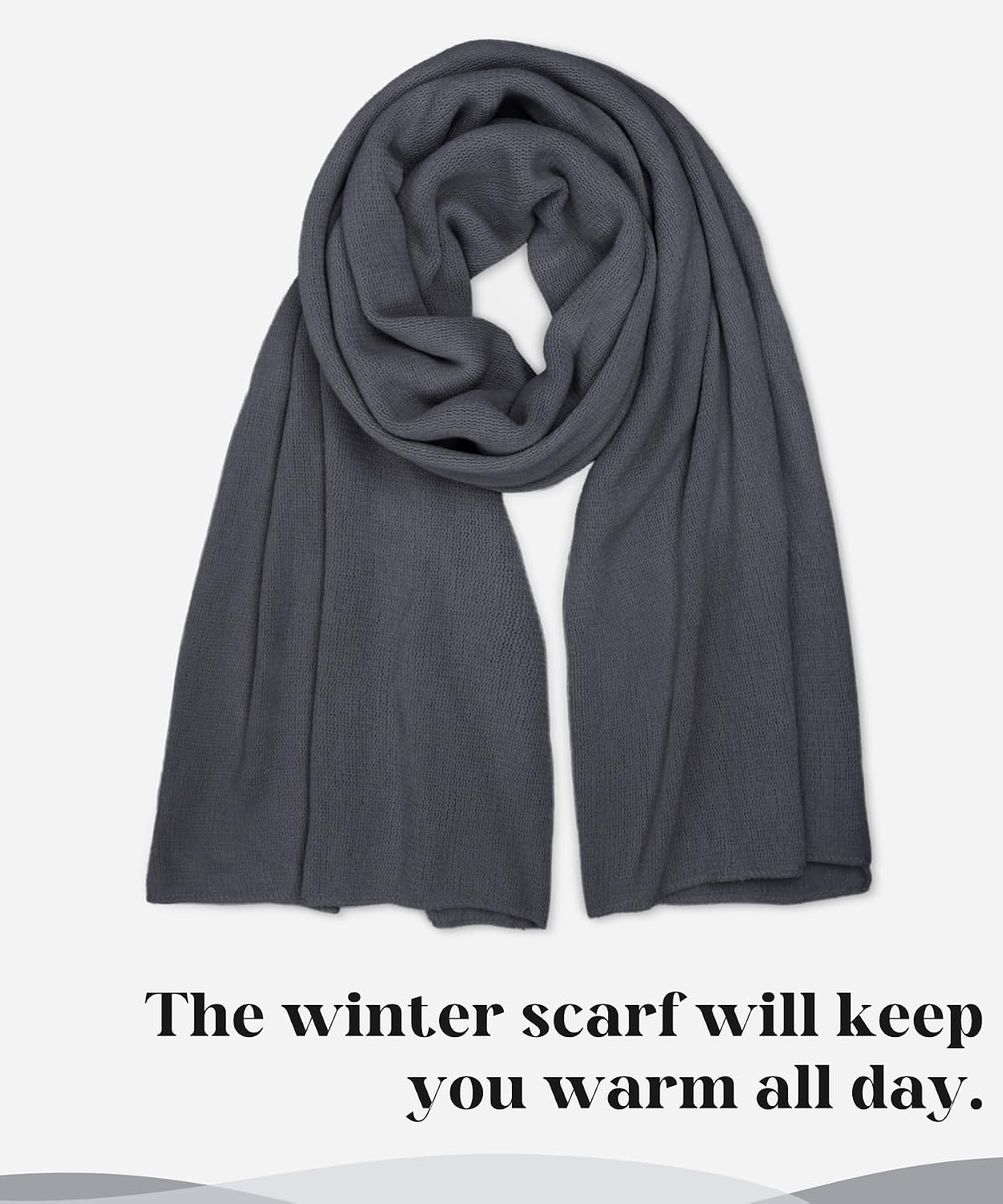 Women’s Chunky Oversized Winter Shawl Wrap - Image 2