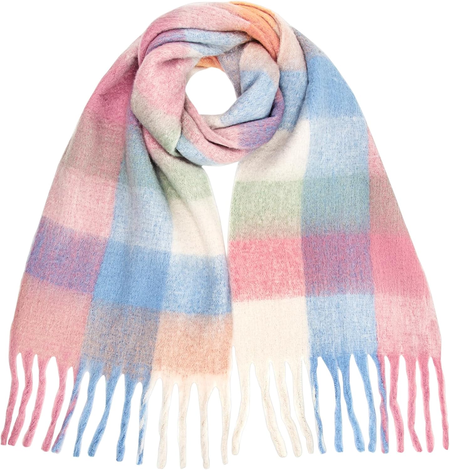 Thick Warm Chunky Blanket Scarf for Women - Image 2