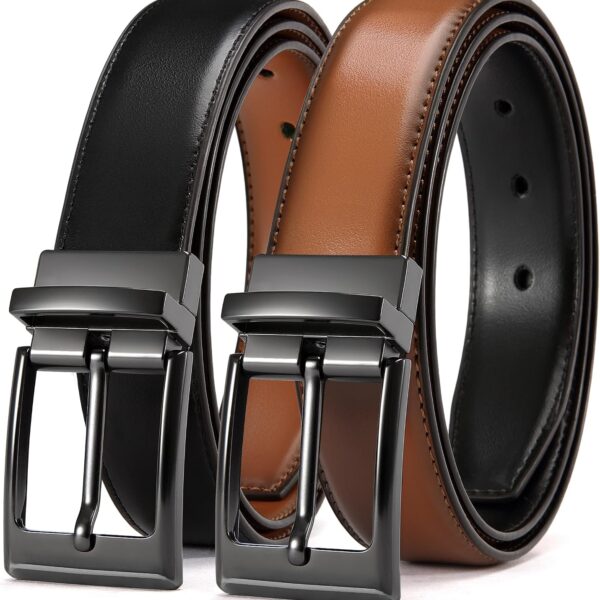 Men’s Reversible Leather Dress Belt, 1¼-Inch