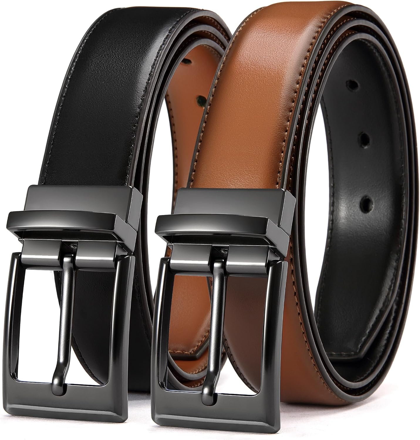 Men’s Reversible Leather Dress Belt, 1¼-Inch